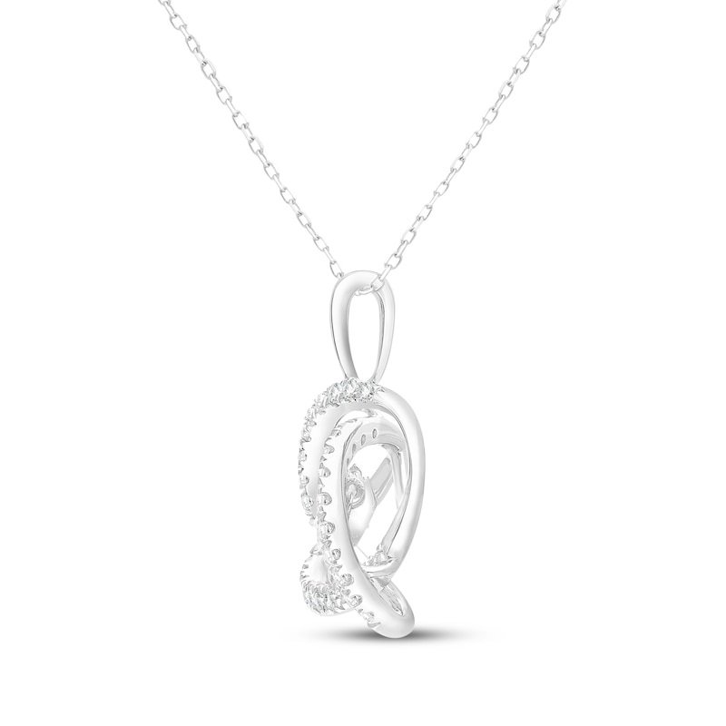 Unstoppable Love Lab-Grown Diamond Knot Necklace