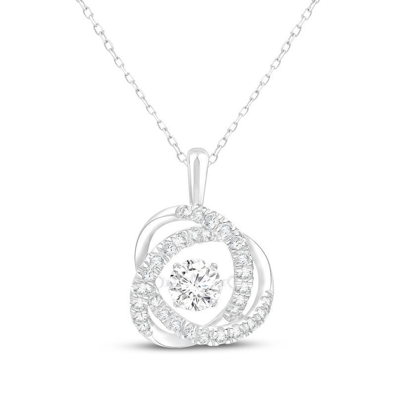 Unstoppable Love Lab-Grown Diamond Knot Necklace