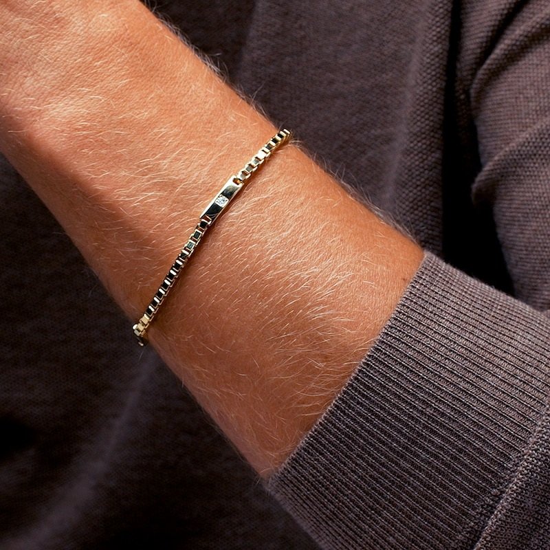 Lab-Grown Diamond Station Bracelet