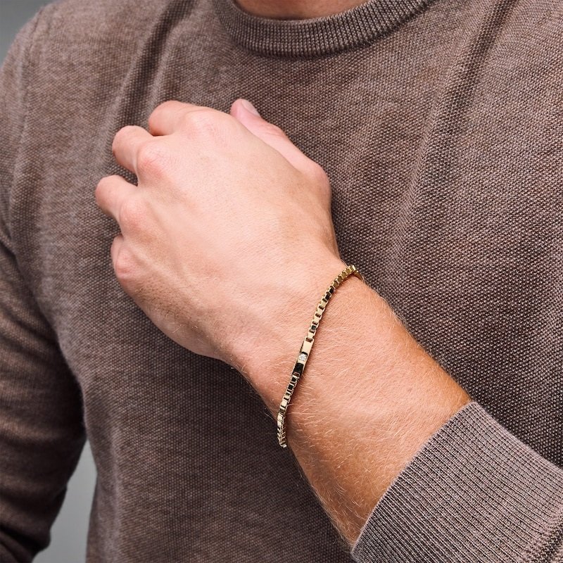 Lab-Grown Diamond Station Bracelet