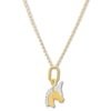 Child's Unicorn Necklace 14K Yellow Gold